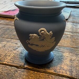 Wedgewood Vase with Chariot Design